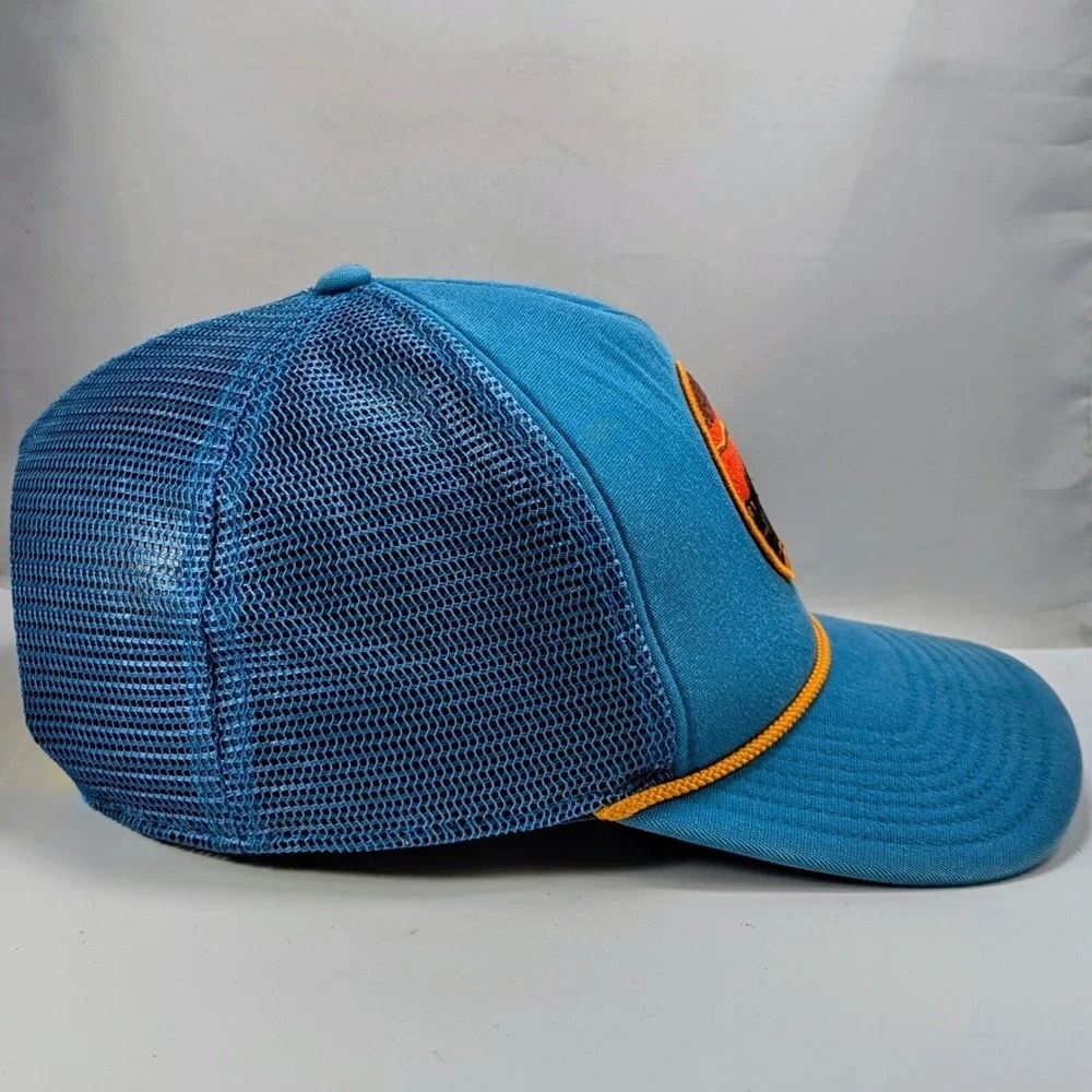 Patagonia‎ Heritage Fitz Roy Master Chief Tobago Blue 2014 VTG Mesh Trucker Hat